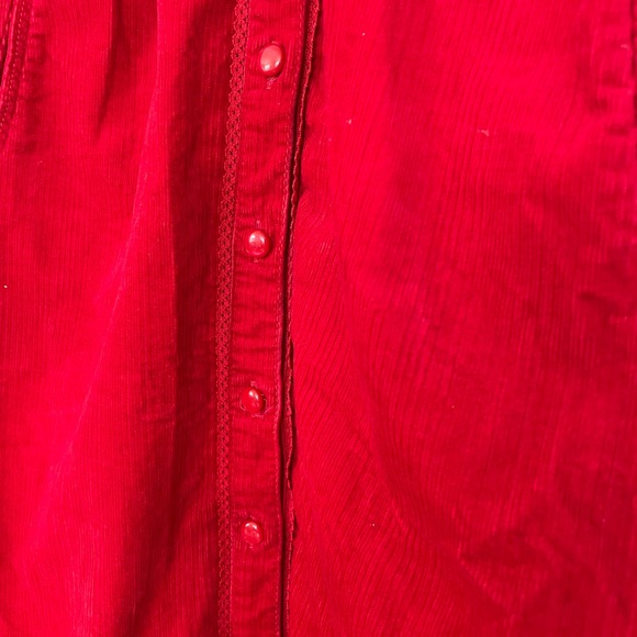 Perfect Dress for the fall! Red Corduroy iress bought at Anthropology - Picture 14 of 16